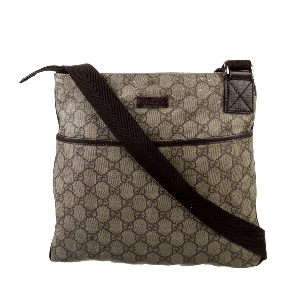 Gucci Gg Supreme Crossbody Messenger Bag Gem